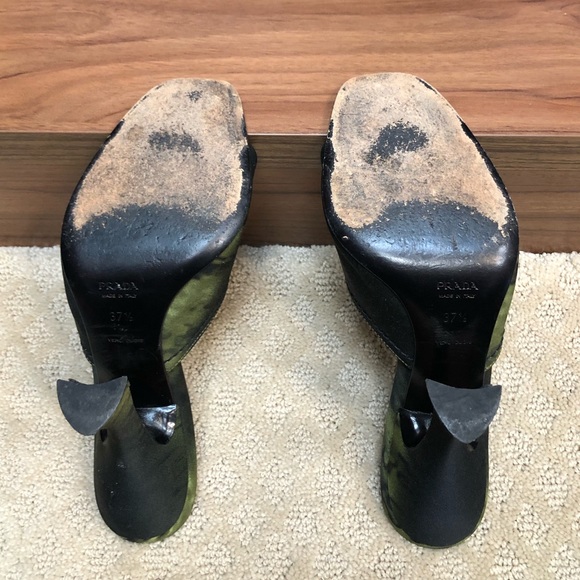 Prada Neoprene Tie Dye Heels - Picture 9 of 11